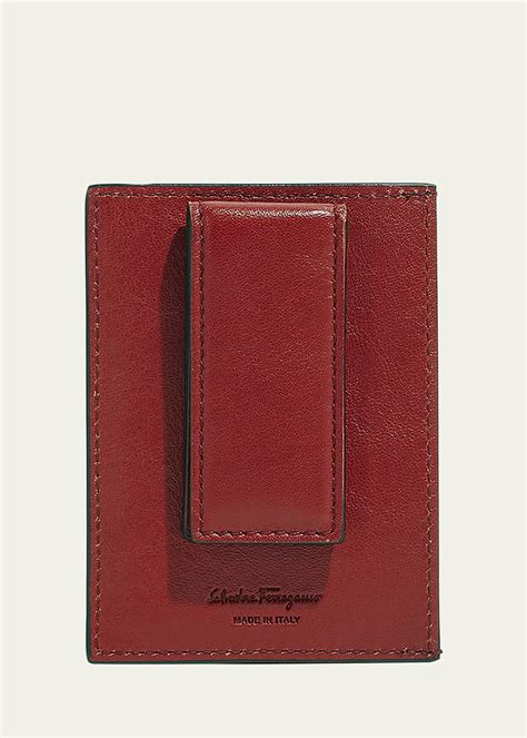 ferragamo card holder sale|ferragamo money clip card holder.